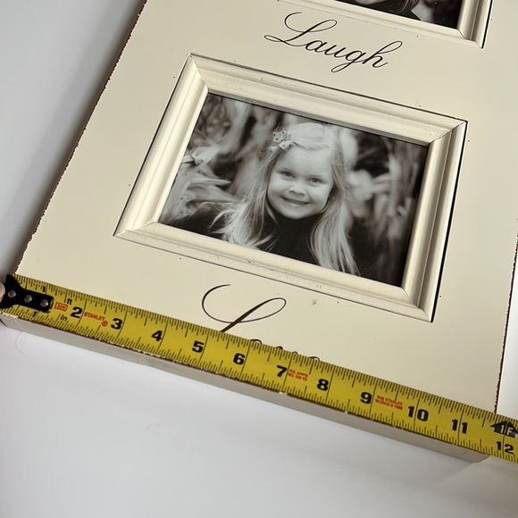 “Live”, “Laugh”, “Love” Wood Picture Frame - Picture 11 of 12